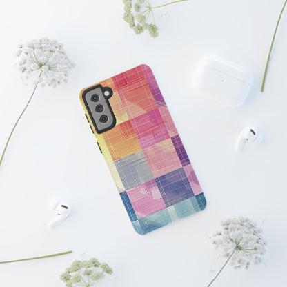 Pastel Panache Watercolor Plaid Case