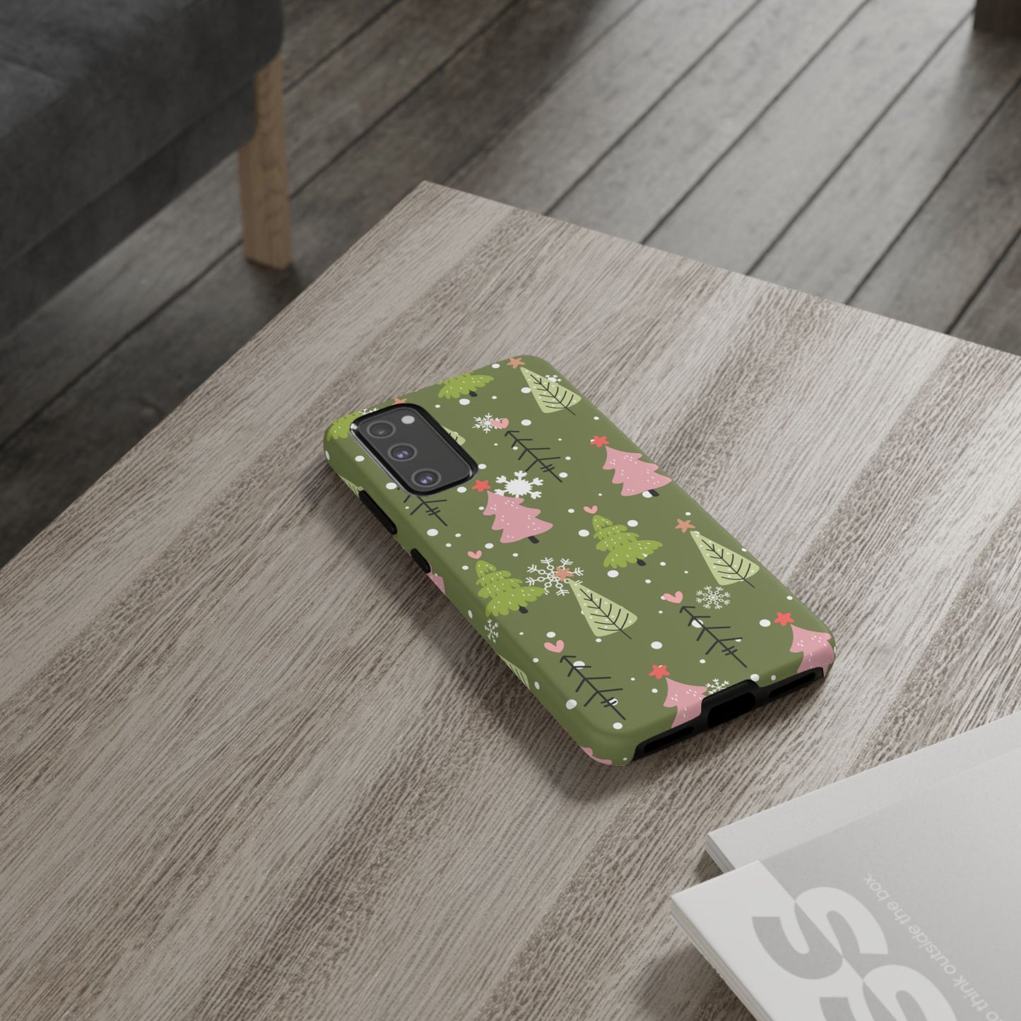 Whimsical Christmas Tree Pattern – Samsung Galaxy Series Case