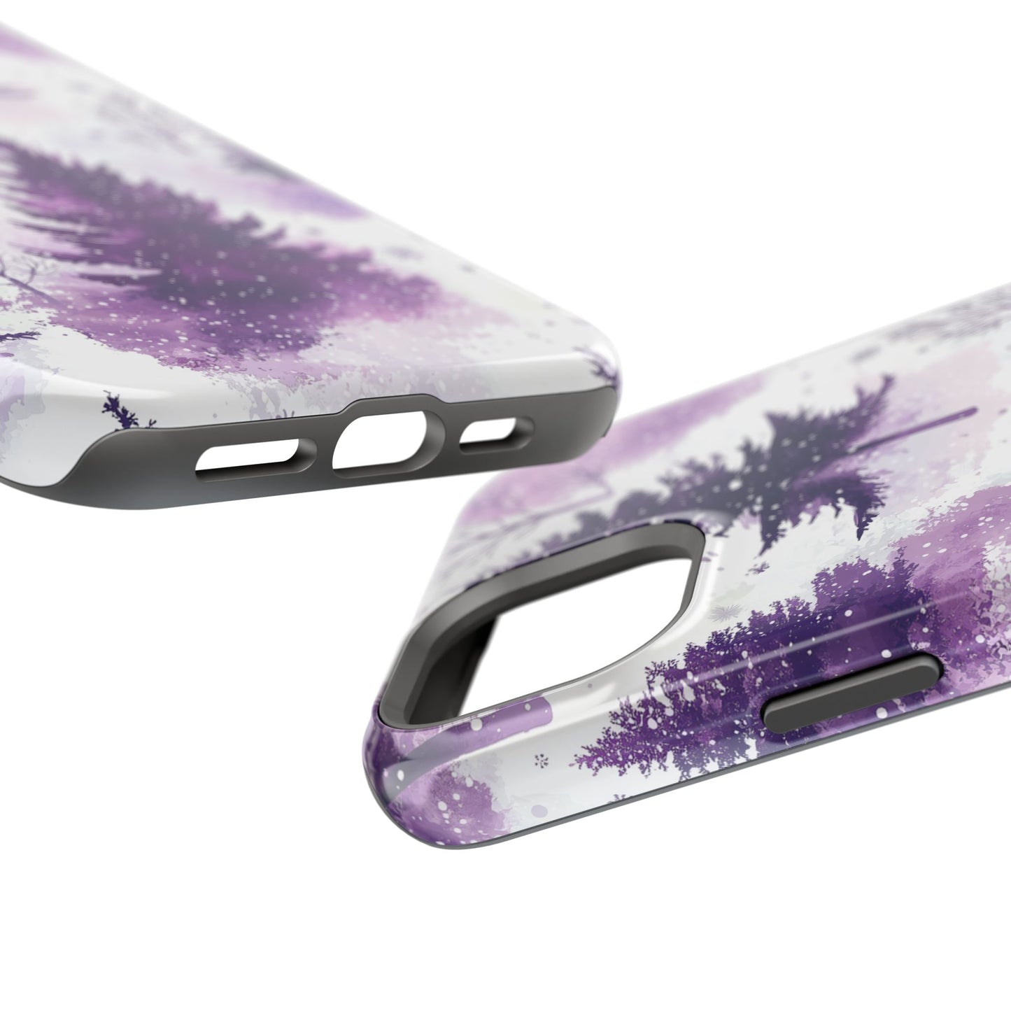 Purple Snowy Forest - MagSafe iPhone Series Case