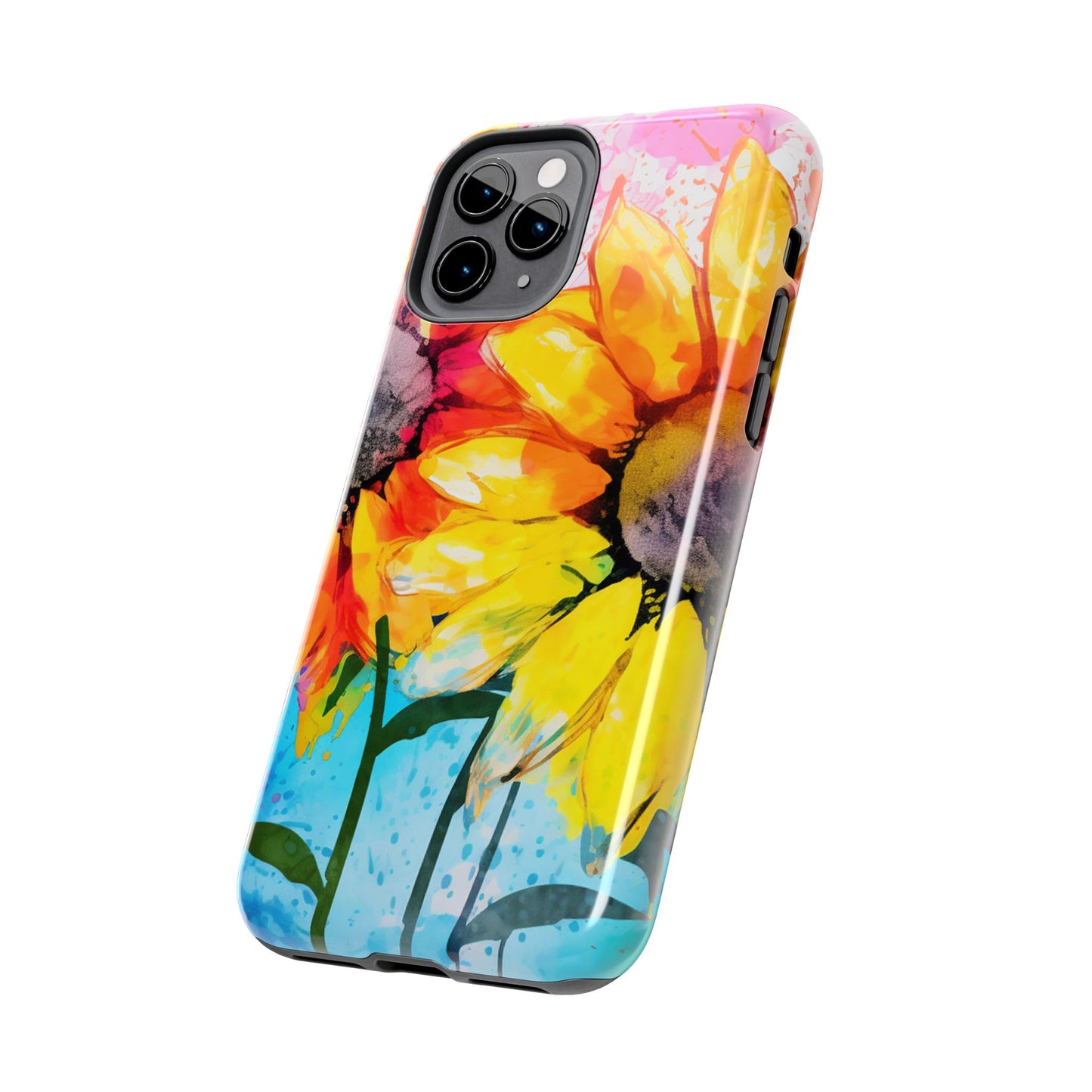 Bold Watercolor Sunflowers - iPhone Series Case