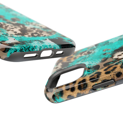 Aqua Splash Leopard - MagSafe iPhone Series Case