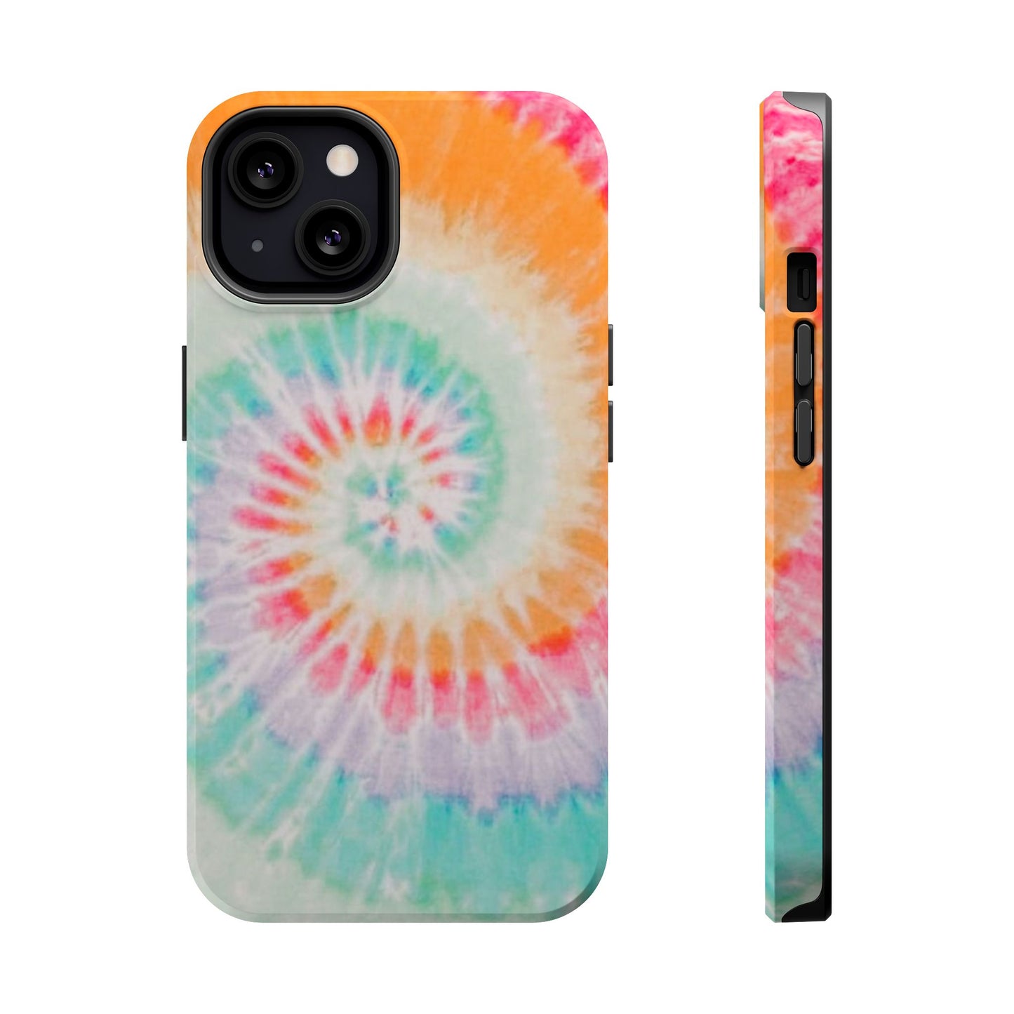 Pastel Tie-Dye MagSafe iPhone Case – Soft Colors & Magnetic Functionality