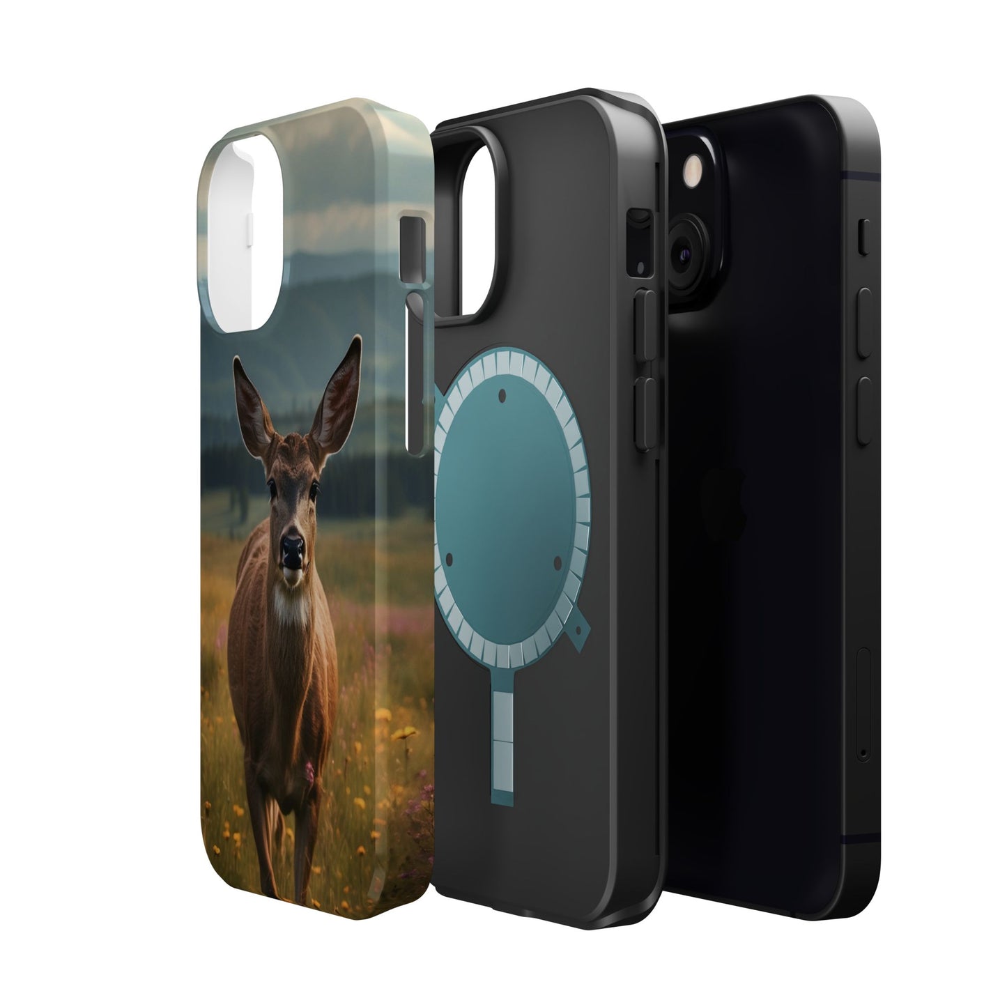 Rustic Meadow Deer – MagSafe iPhone Case