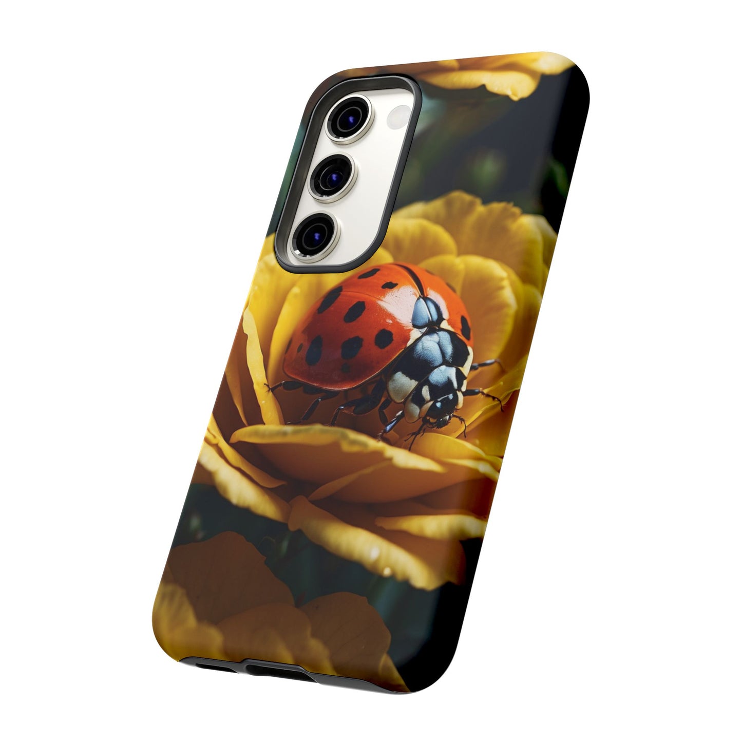 Samsung Galaxy Case: Ladybug on Yellow Petals