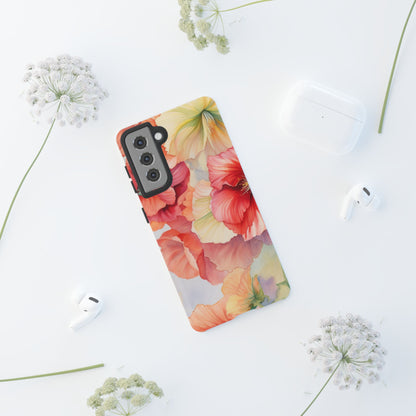 Gumamela Blush Pink Watercolor Floral – Samsung Galaxy Case