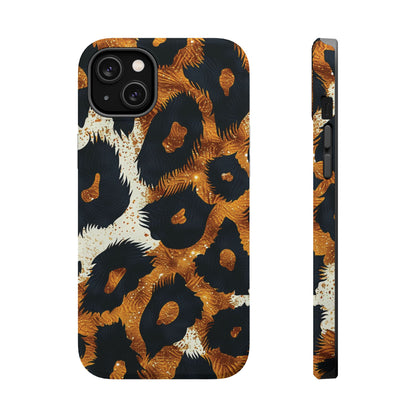 Safari Noir Gold Leopard iPhone Case