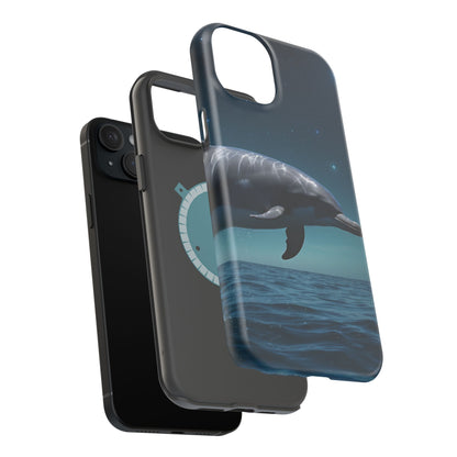 Midnight Ocean Dolphin - MagSafe-Compatible Case