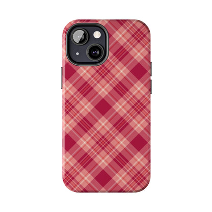 Rustic Red Plaid – iPhone Series Case