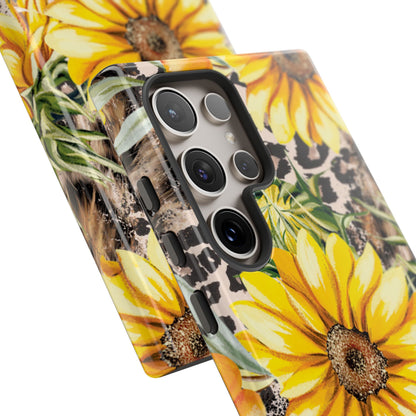 Leopard Sunflower Chic - Samsung Galaxy Series Case