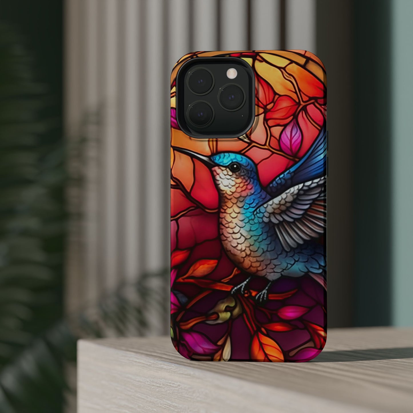 Radiant Multicolor Bird Artwork - MagSafe iPhone Case