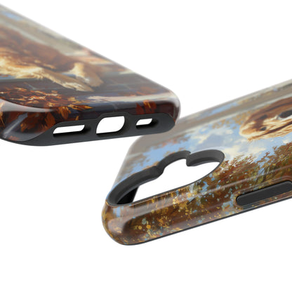 Golden Retriever Autumn Serenity - MagSafe iPhone Series Case