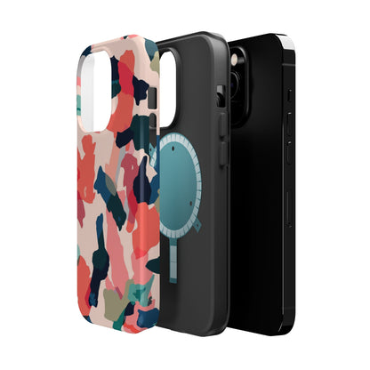 Modern Earthy Camo Abstract – MagSafe iPhone Case