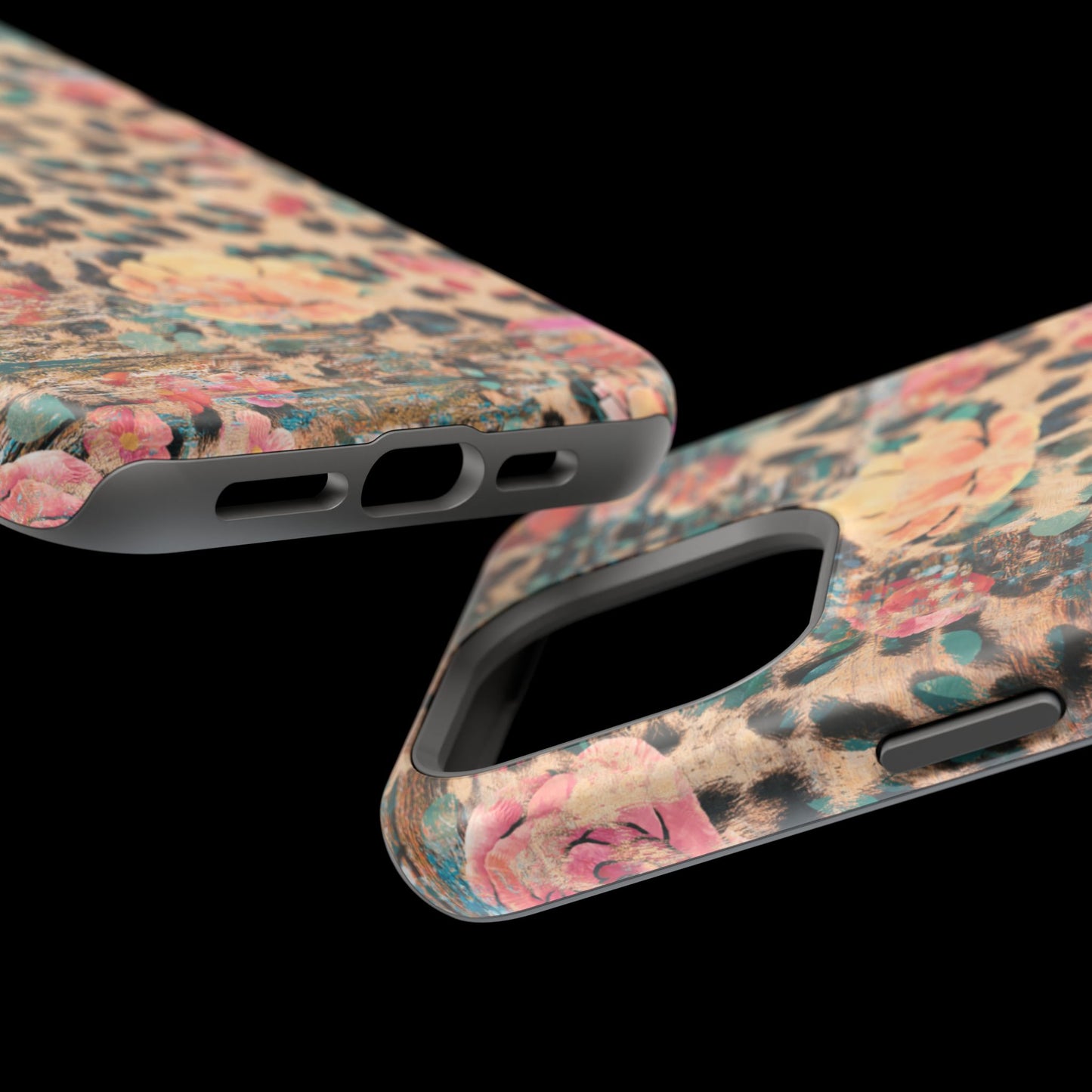 Rustic Floral Leopard - MagSafe iPhone Series Case