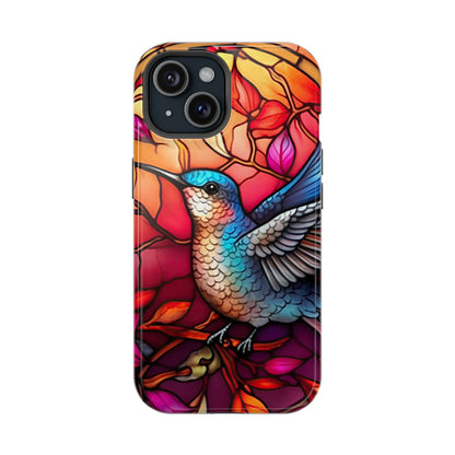 Radiant Multicolor Bird Artwork - MagSafe iPhone Case