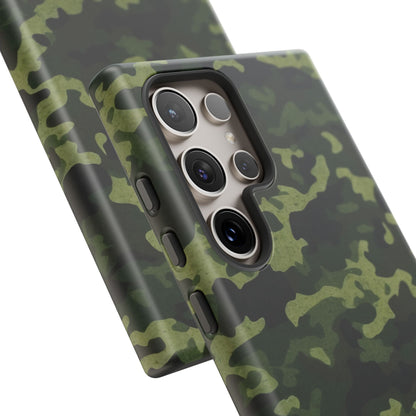 Dark Green Camouflage – Samsung Galaxy Case, Durable and Stylish