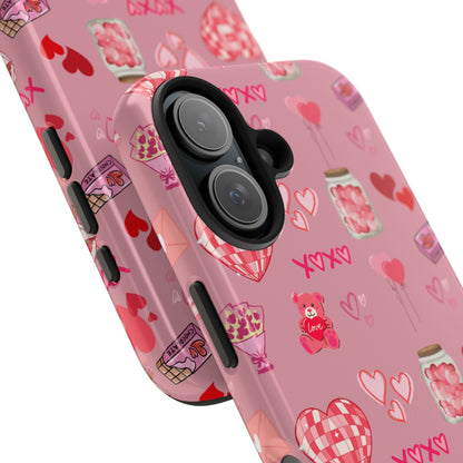 Pink Valentine Love Collage – iPhone Case