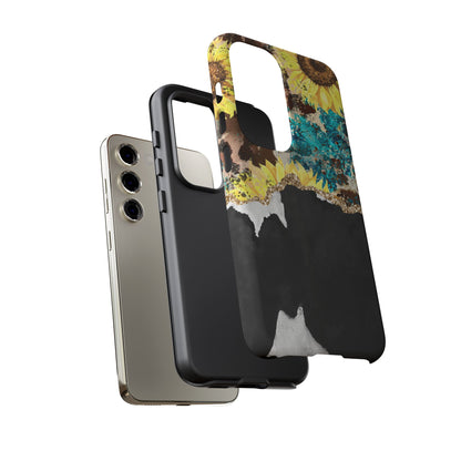 Rustic Sunflower Leopard Glam - Samsung Galaxy Series Case