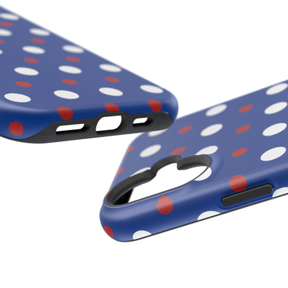 Patriotic Polka Dots – MagSafe iPhone Case