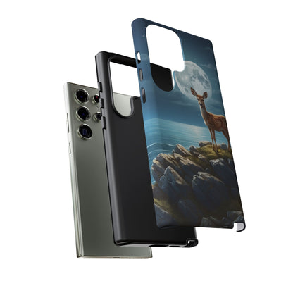 Enchanted Fawn Under the Moonlit Sky Samsung Galaxy Case