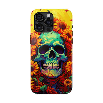 Sun Kissed Skull iPhone Case