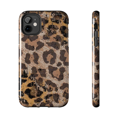 Vintage Distressed Leopard Print - iPhone Series Case