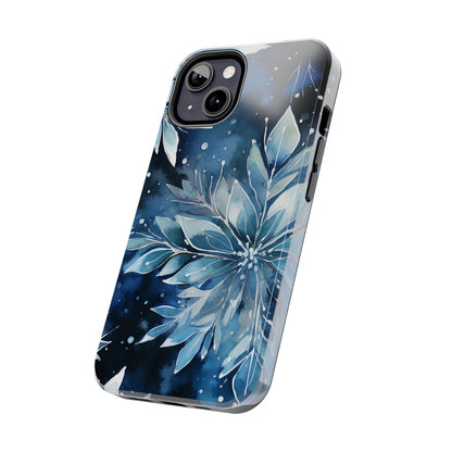 Winter’s Embrace – Blue Snowflake Samsung Galaxy Case