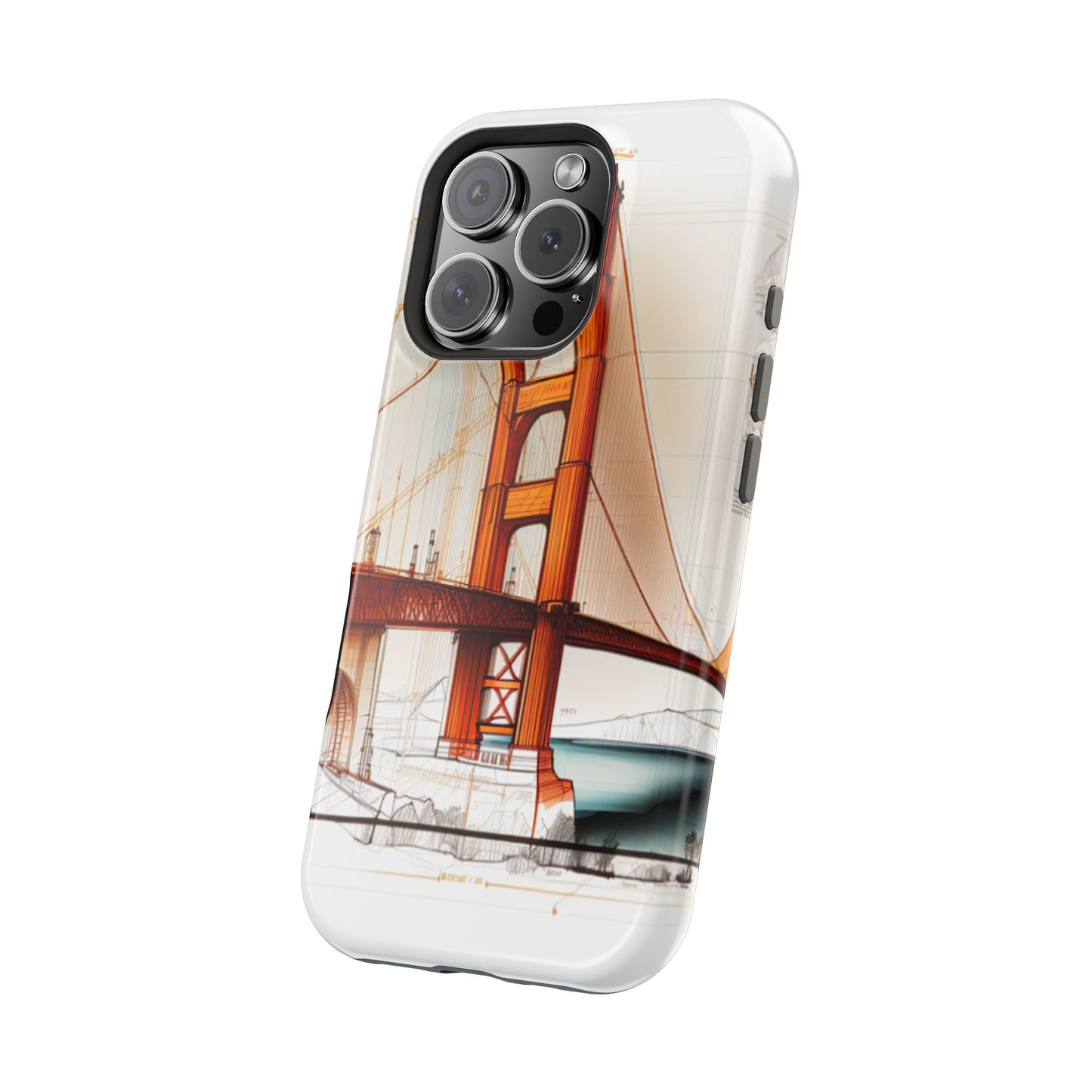 Golden Gate Bridge MagSafe iPhone Case - San Francisco Landmark