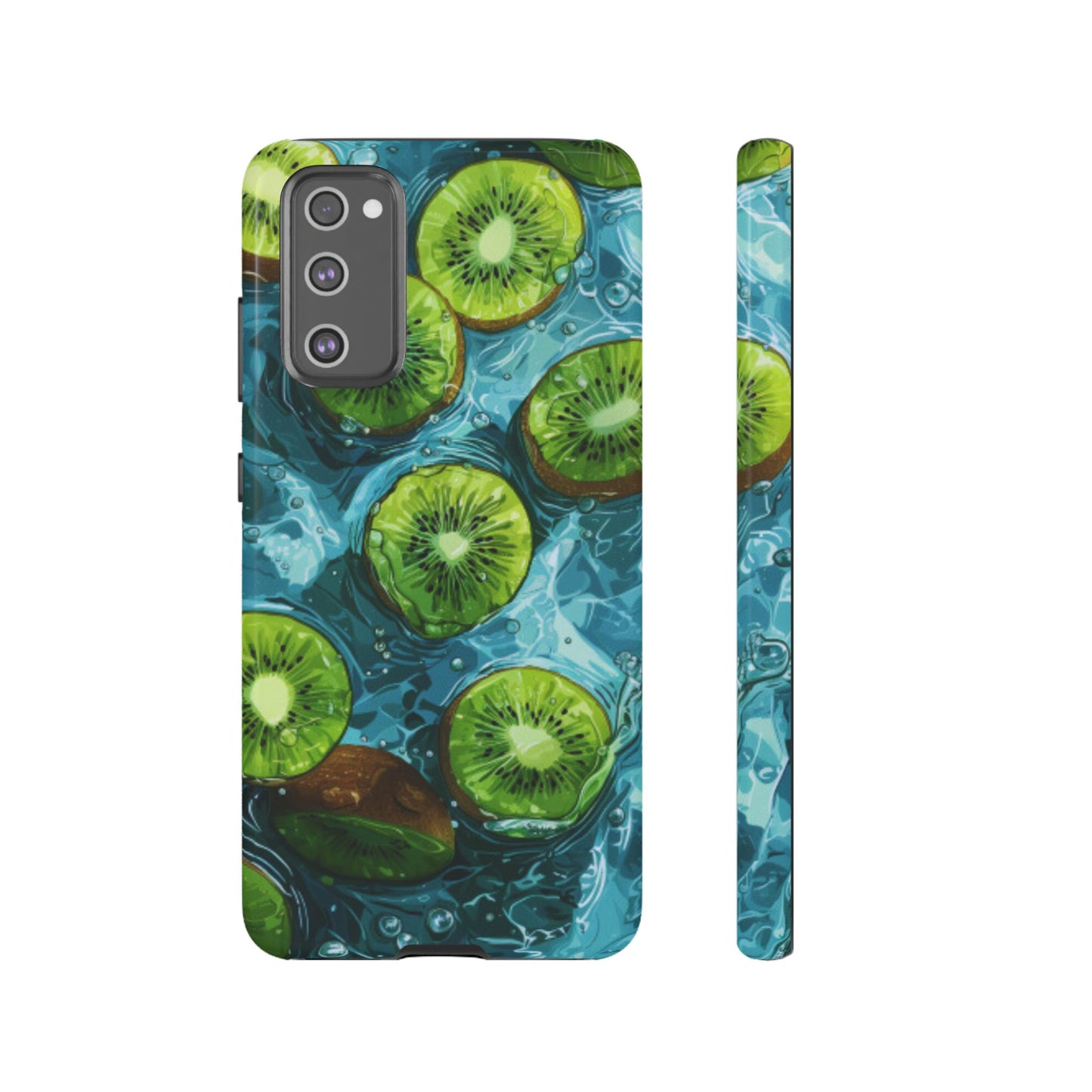 Tropical Kiwi Splash Samsung Galaxy Case – Tough Dual - Layer, Vibrant Summer Design - BOGO Cases