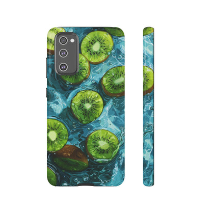 Tropical Kiwi Splash Samsung Galaxy Case – Tough Dual - Layer, Vibrant Summer Design - BOGO Cases