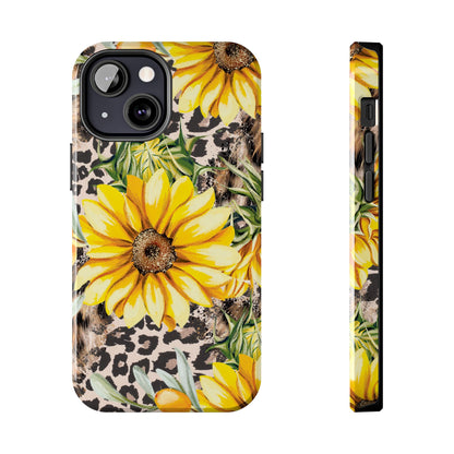 Leopard Sunflower Chic - iPhone Series Case