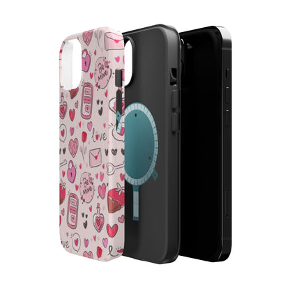 MagSafe Case: Playful Valentine's Day Icons Case