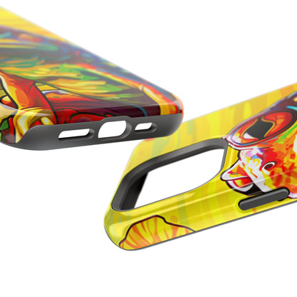 Vibrant Rainbow Frog Design – MagSafe iPhone Case