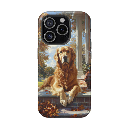 Golden Retriever Autumn Serenity - MagSafe iPhone Series Case