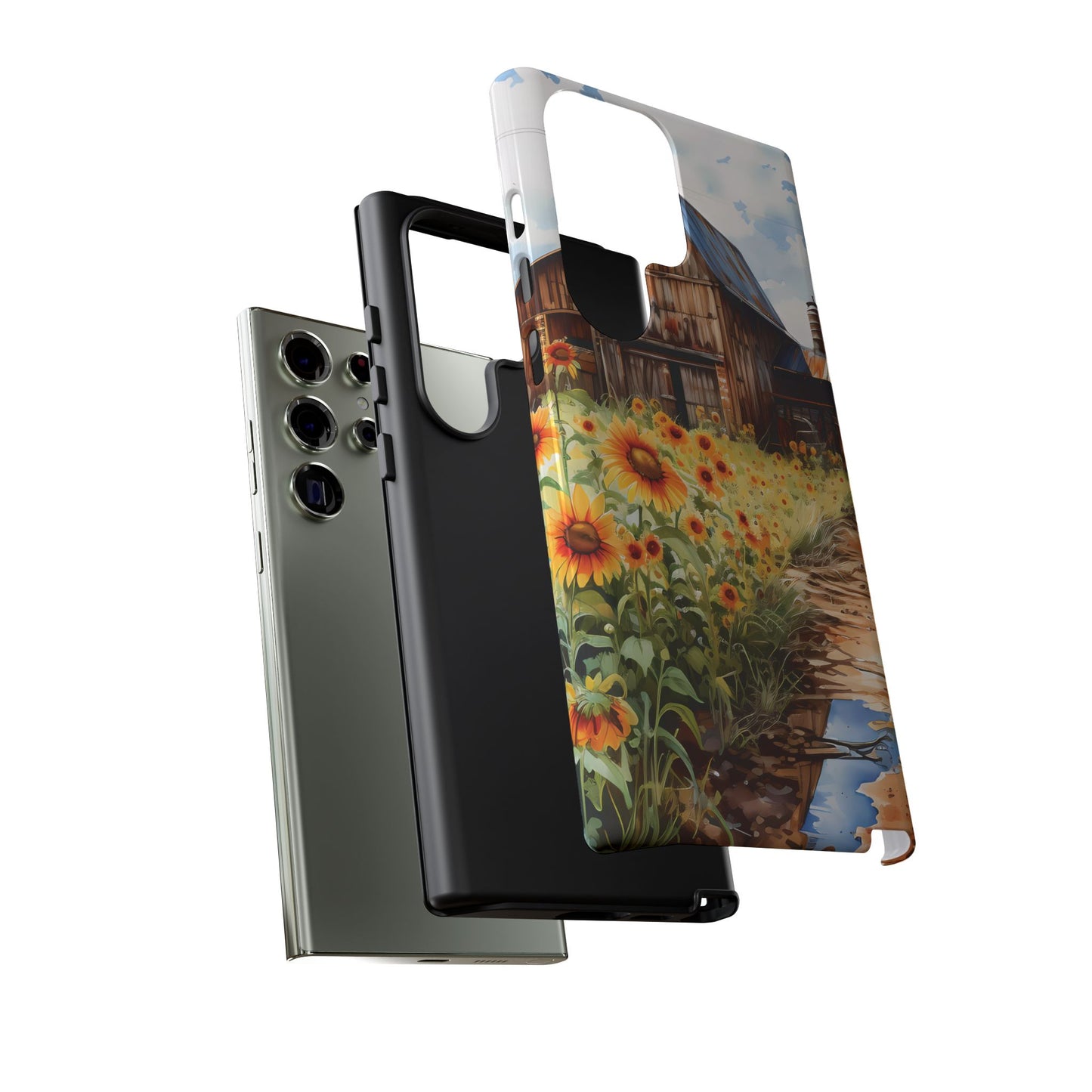 Sunflower iPhone Case  Rustic Farm Style