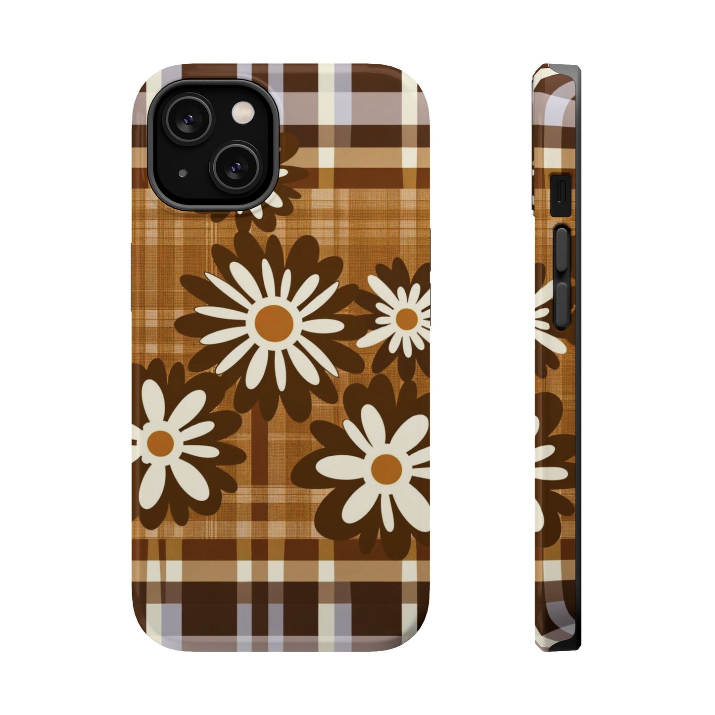 Rustic Bloom Plaid iPhone Case