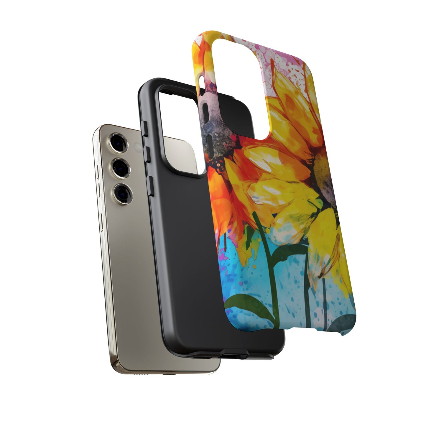 Bold Watercolor Sunflowers - Samsung Galaxy Series Case