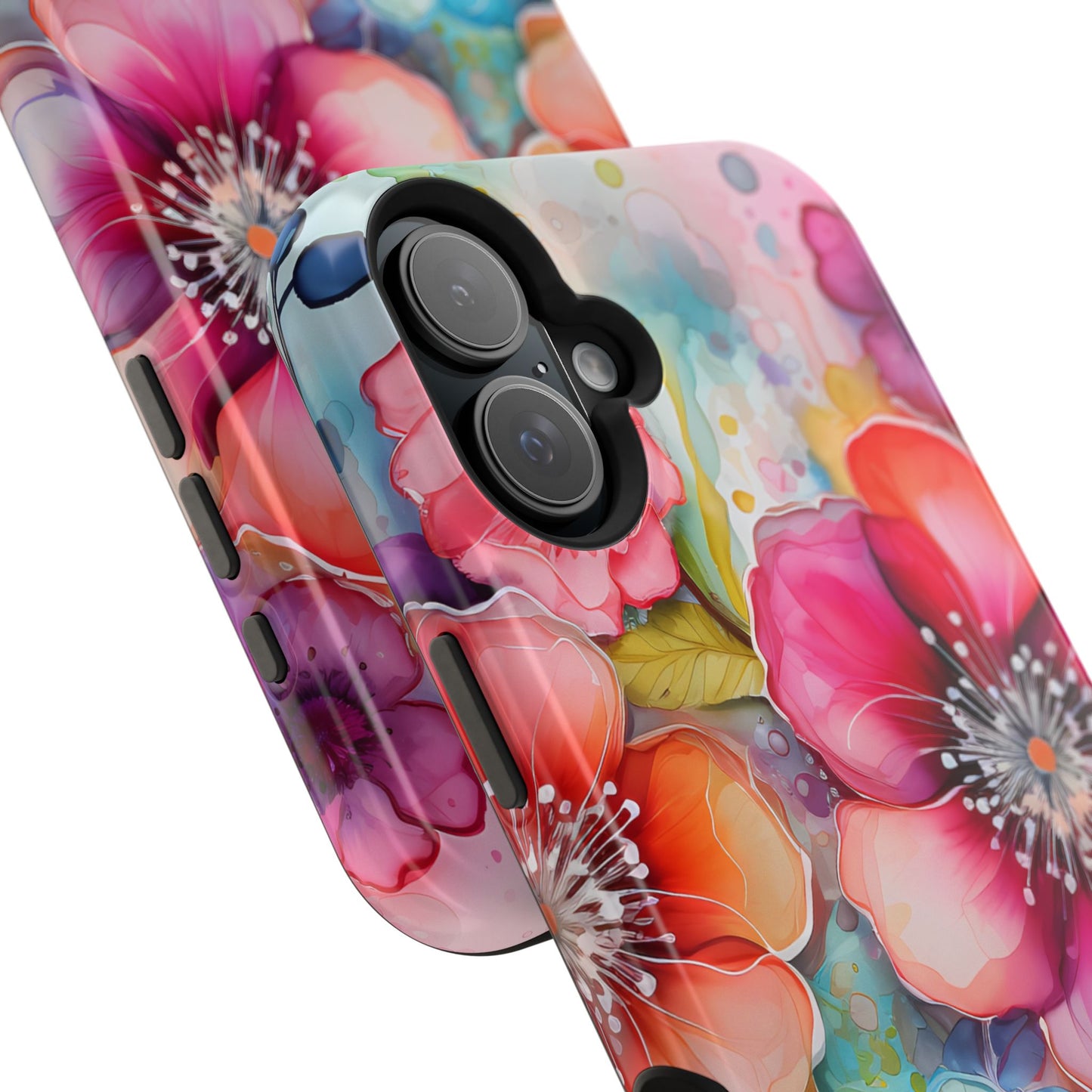 Vibrant Watercolor Floral Garden - MagSafe iPhone Series Case