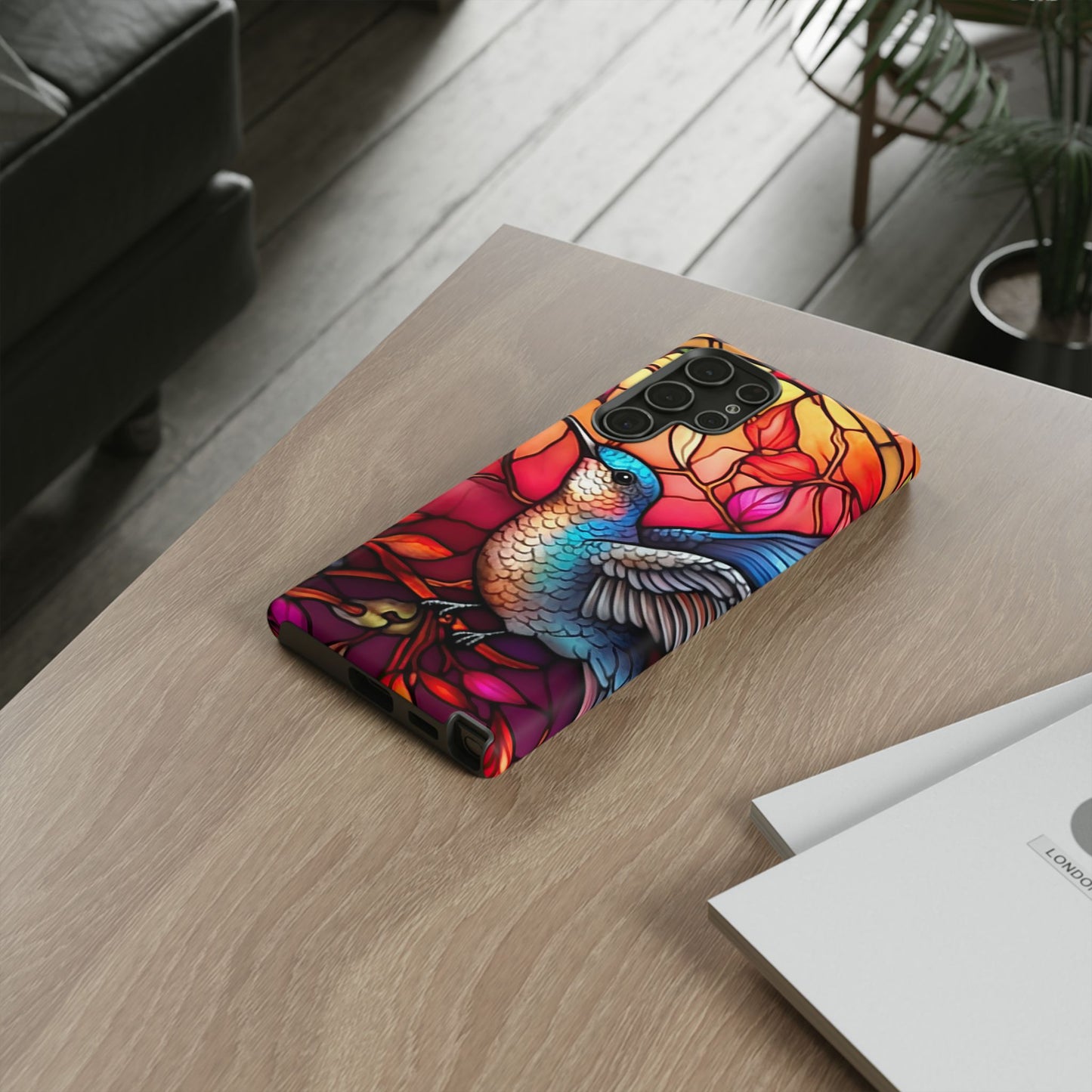 Radiant Multicolor Bird Artwork - Samsung Galaxy Case