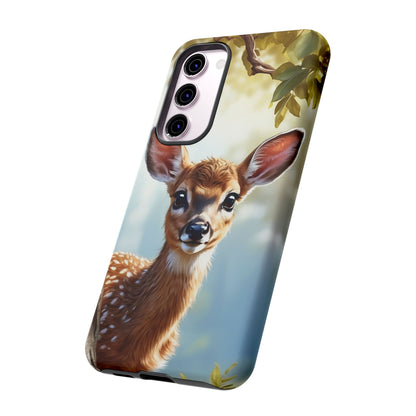 Whimsical Fawn in a Sunlit Forest Samsung Galaxy Case