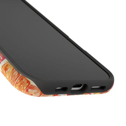 Watercolor Citrus Splash Tough MagSafe iPhone Case – Vibrant Fruit Print, Shock-Resistant Design