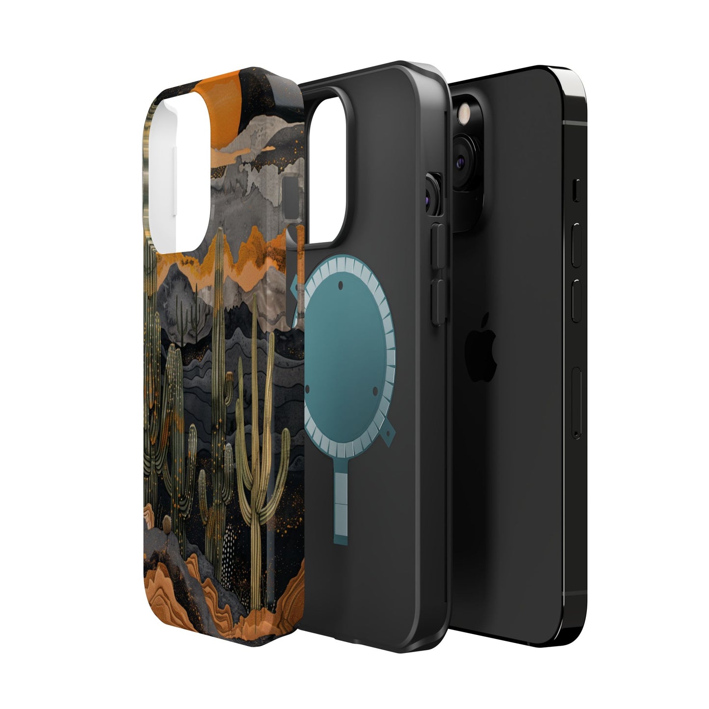 Desert Dusk Cacti iPhone Case