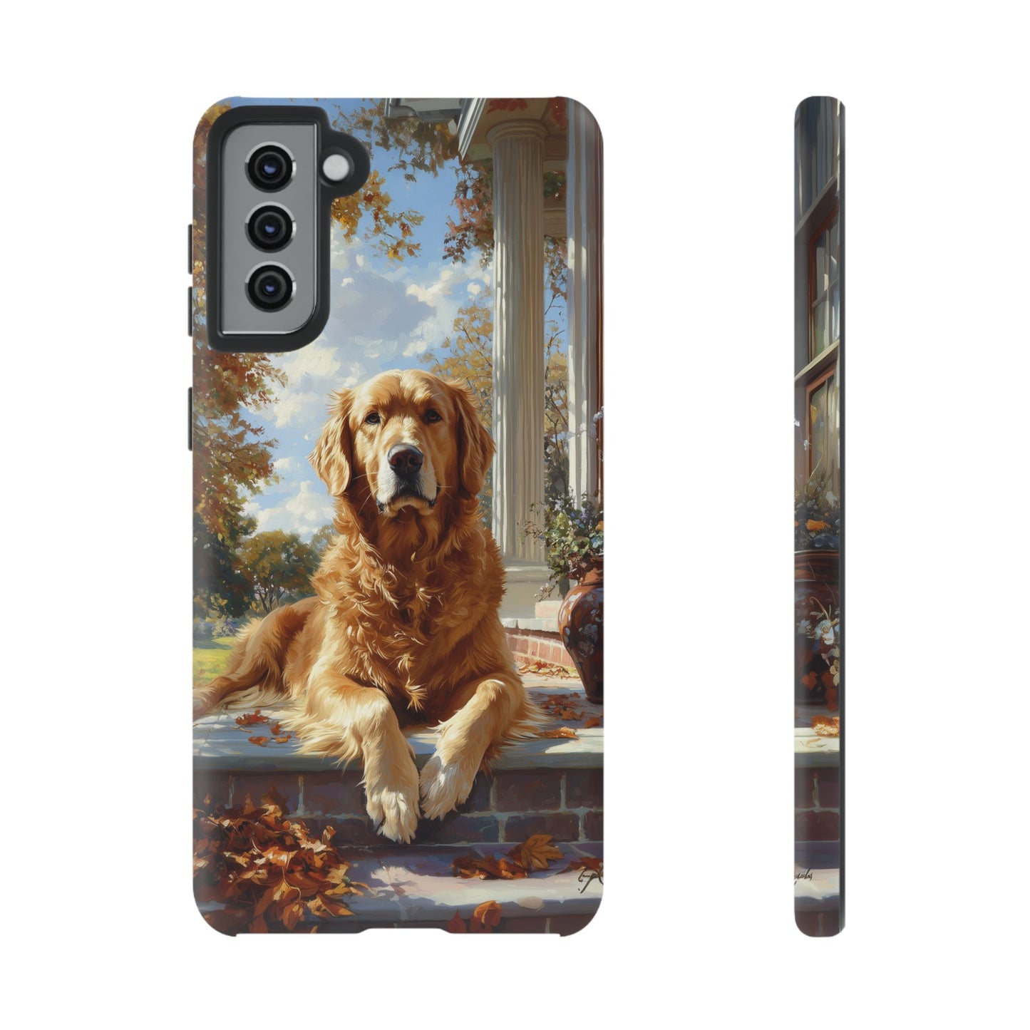 Golden Retriever Autumn Serenity - Samsung Galaxy Series Case