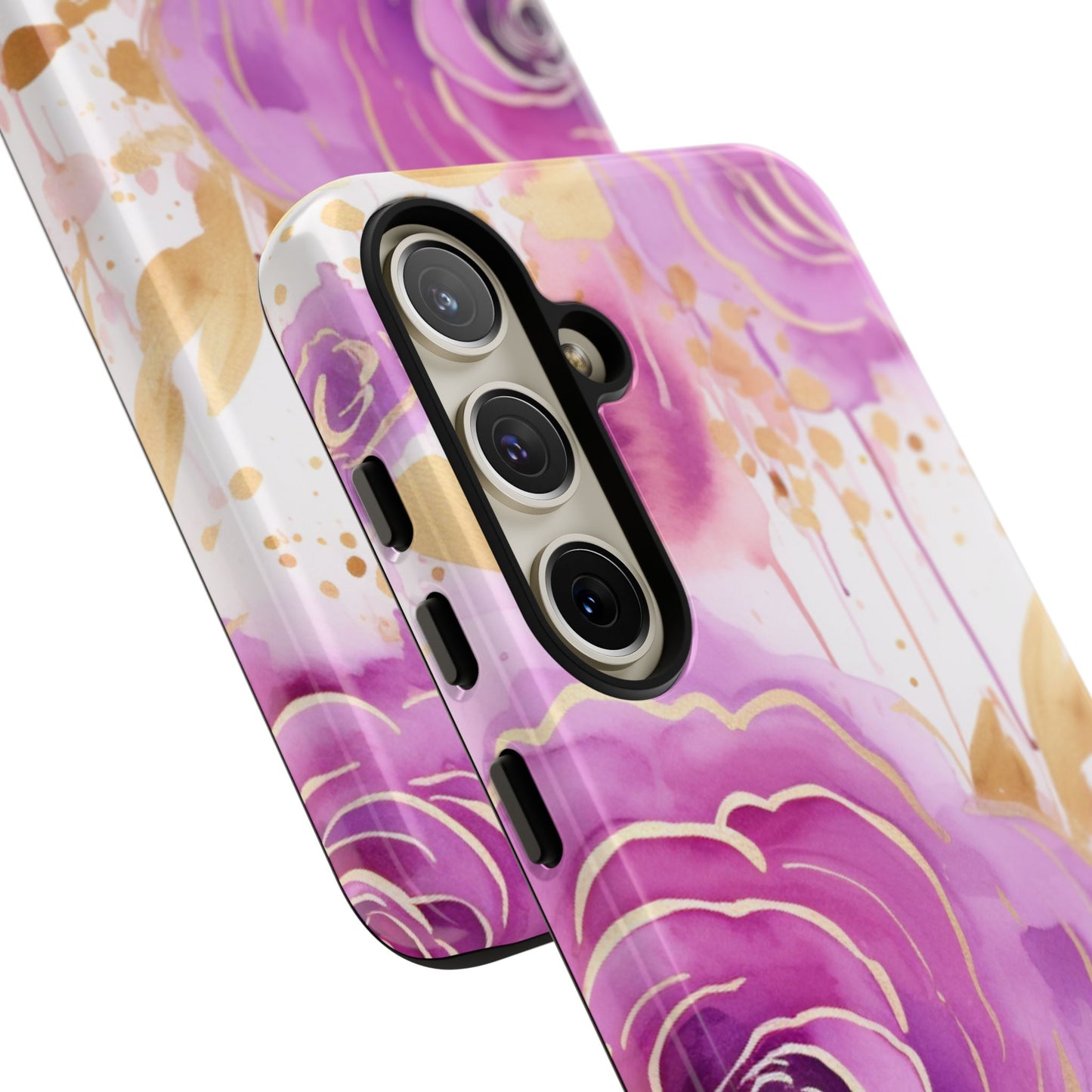 Radiant Purple & Gold Floral - Samsung Galaxy Series Case