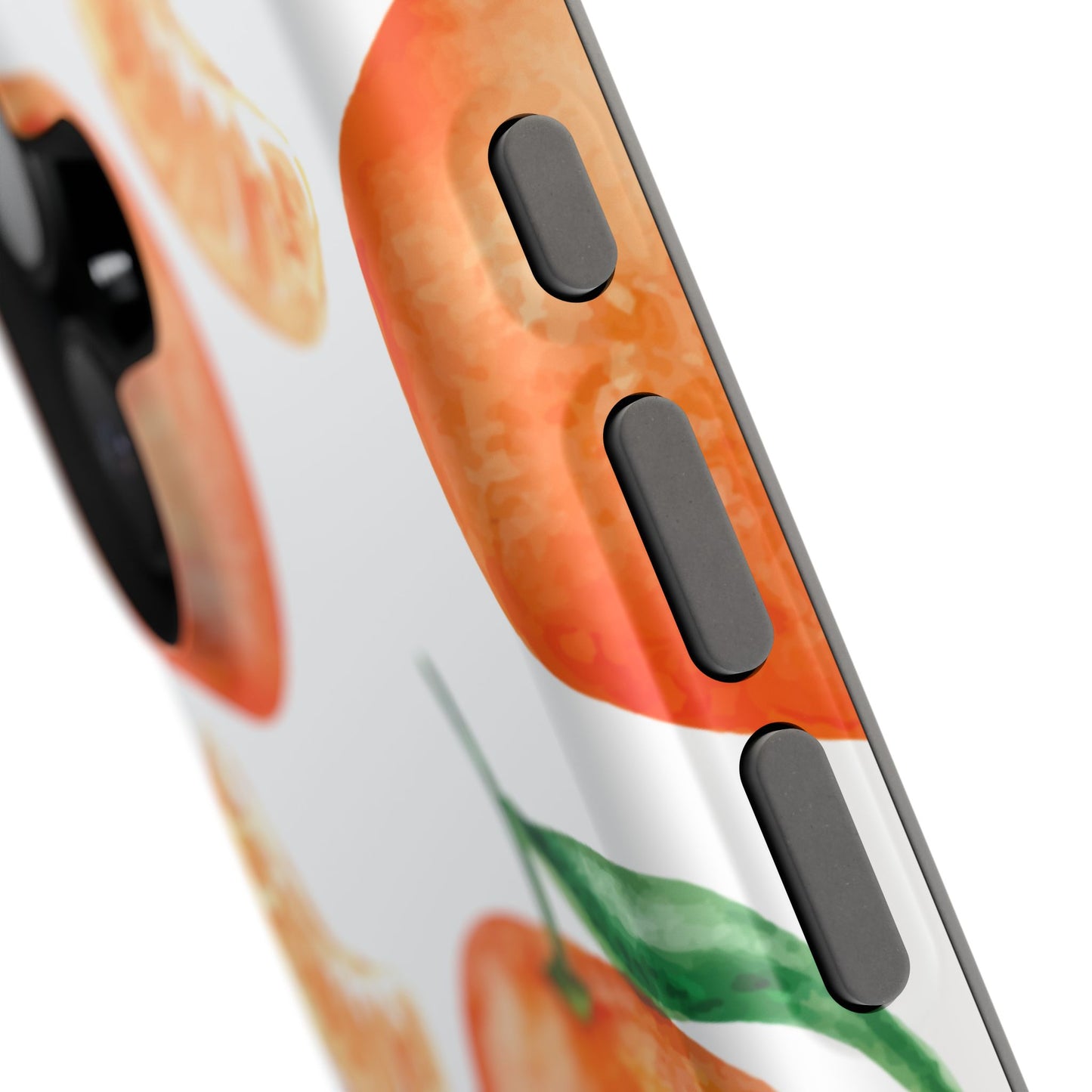 Tangerine Dreams Tough MagSafe iPhone Case – Watercolor Orange Design, Shockproof Dual Protection