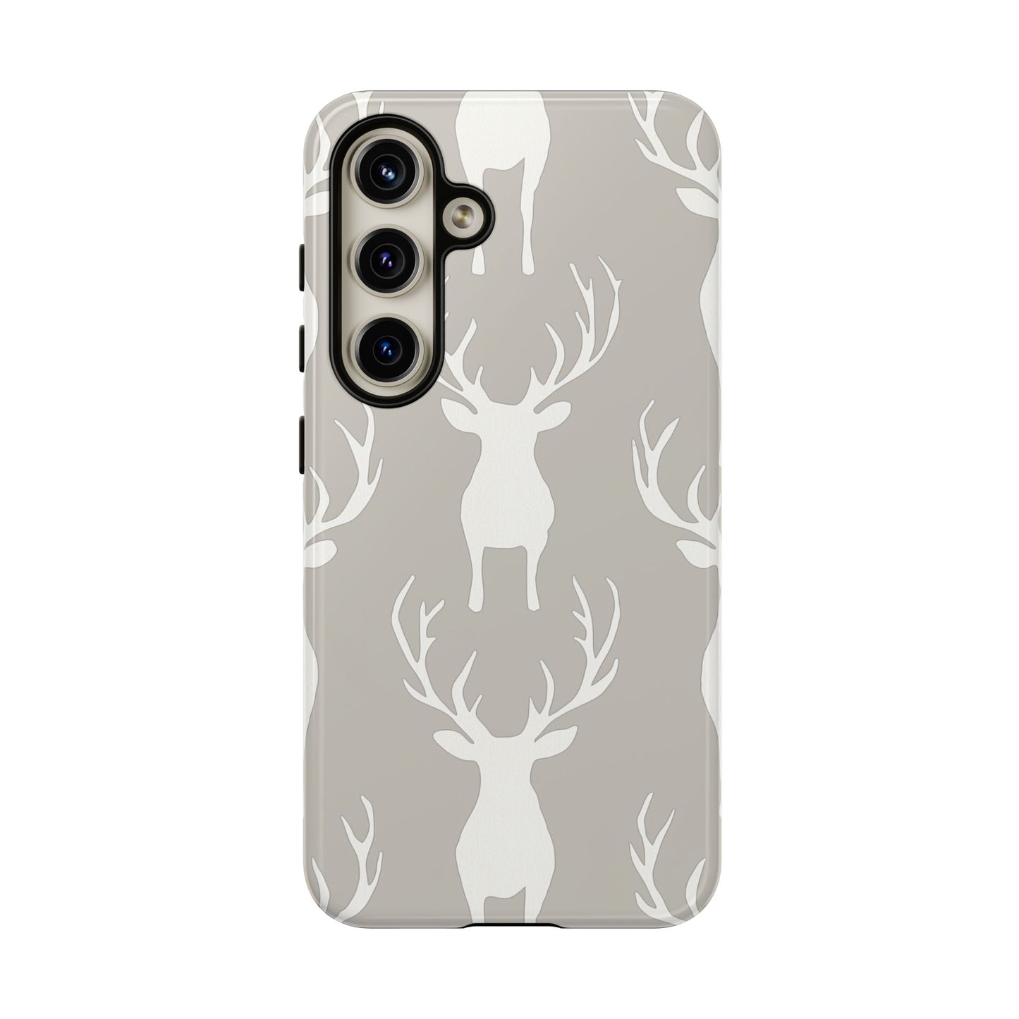 Minimalist Deer Silhouette Pattern – Samsung Galaxy Series Case