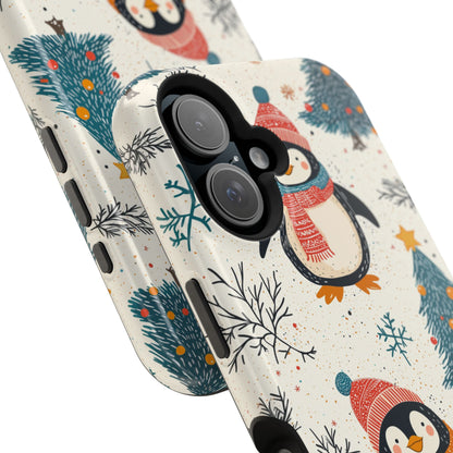 Snowy Christmas Cheer MagSafe iPhone Case