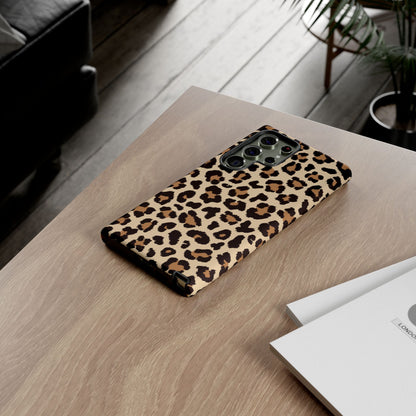 Wild Leopard Print Tough Samsung Galaxy Case – Bold Animal Pattern Design with Dual - Layer Protection - BOGO Cases