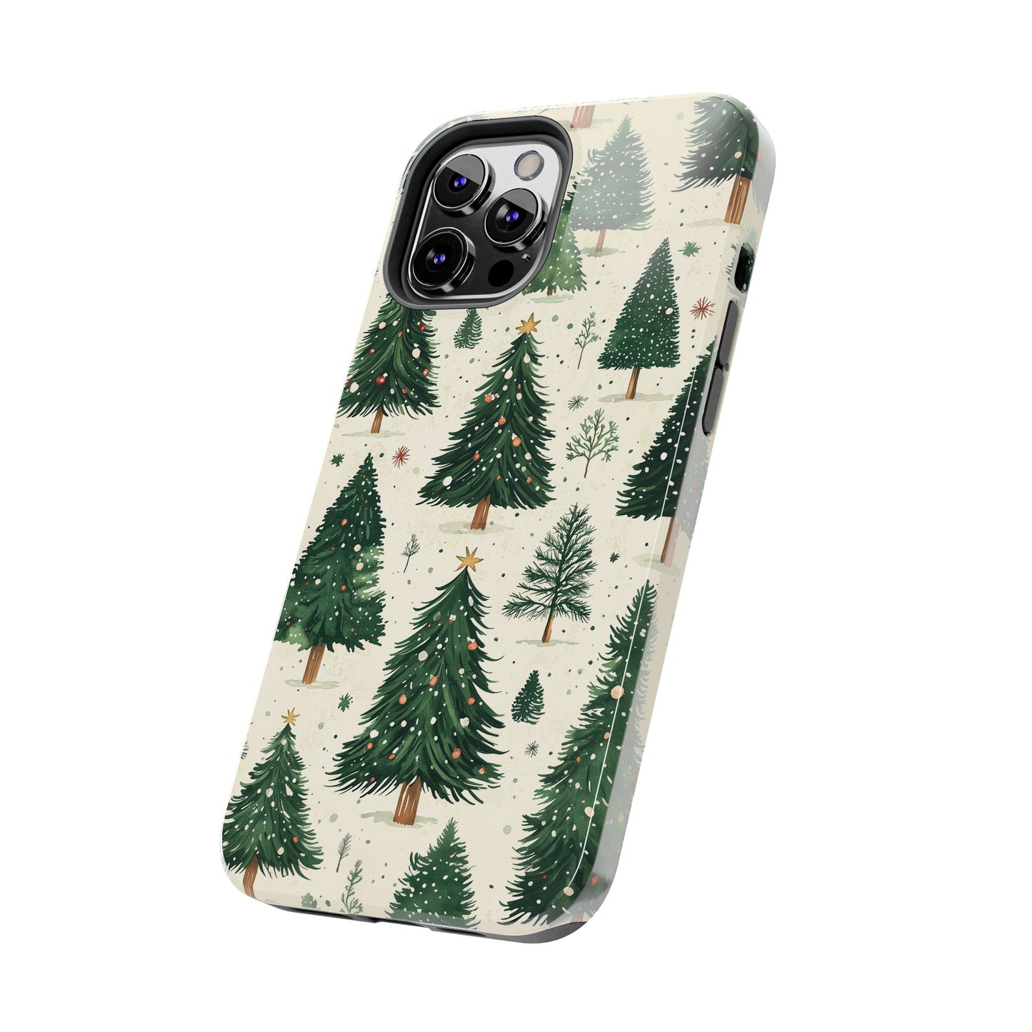 Festive Christmas Tree Forest Pattern – iPhone Series Case