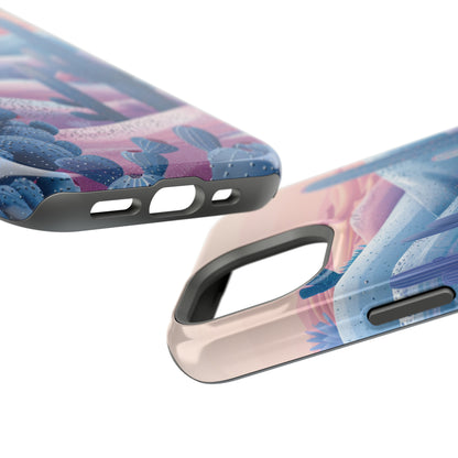 Desert Oasis MagSafe Case for iPhone – Cactus & Western Landscape Design for iPhone 15, 14 Pro Max, 13, and More!