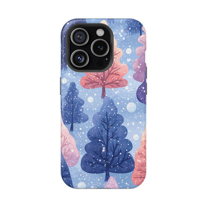 Pink & Purple Winter Wonderland - MagSafe iPhone Series Case